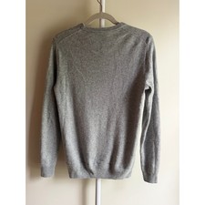 J.Crew Light Grey 100% Cashmere Crewneck Sweater Men's S picture