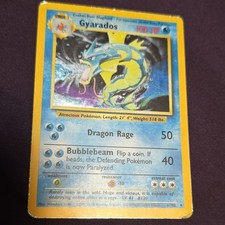 Gyarados Base Set Holo Rare 6/102 1999 English Wotc Heavy Played picture