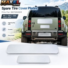 2PCS Rear Tire Wheel Cover Plate Fuji White Fit LR Defender 90 110 130 2020-2026 picture