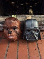 Lucas Film Vintage 1978 STAR WARS DARTH VADER CHEWBACCA CESAR MASK W/ TAGS picture