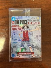 One Piece Monkey.D.Luffy College Basketball US Voyage Card Sealed picture