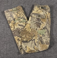 Vintage Spartan Outdoors Pants Mens Small Camo Cargo Hunting Made In USA 90s picture