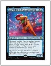 April O'Neil, Human Element, TMNT Commander, Magic MTG NM picture