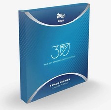2025 Topps MLS 30th Anniversary Collection Trading Card Box 1 Auto New Sealed picture