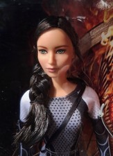 2013 Hunger Games Catching Fire Katniss Everdeen Doll Black Label NRFB picture