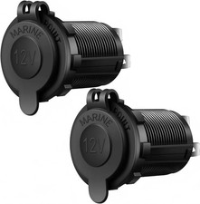 2PCS 12V Cigarette Lighter Socket Panel Mount Waterproof Power Outlet picture