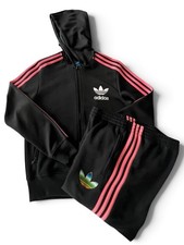 Vintage Adidas Women’s Originals Tracksuit Trefoil Set Size Medium RARE picture