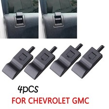 4PACK DOOR LOCK KNOBS FRONT/REAR EBONY FOR 2007-2013 CHEVY/GMC SILVERADO/SIERRA picture
