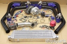SCION UNIVERSAL 7PSI UPGRADE T3/T4 TURBO TURBOCHARGER KIT AR .63 STAGE 3 350HP picture