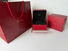 Cartier Red Watch Presentation Box Empty Storage Case picture