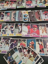 1977-78 Topps Hockey Card Lot - 74 Different Cards - W/ HOFers All-Stars picture