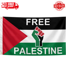 Free Palestine Flag 3x5Ft Double Stitched for Indoor Outdoor picture