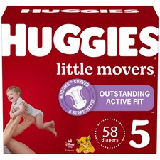 Huggies Little Movers Baby Disposable Diapers picture