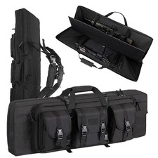 Tactical Rifle Bag Single or Double Case 36-47 Carbine Range Gun Padded Backpack picture