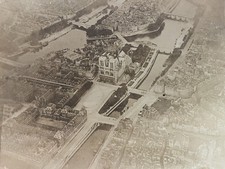 WWI AERIAL PHOTO PARIS  AVIATION AIRPLANE picture