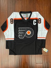Vintage Eric Lindros  Philadelphia Flyers Black 1997 Throwback