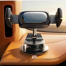 LISEN Vacuum Suction Car Phone Holder 360° Adjustable Dashboard Windshield Mount picture