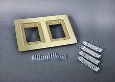 Wiremold 827B Brass 2 Gang 880 Series Floor Box Carpet/tile Flange. picture