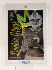 2024 Panini Donruss Optic-Rookie Kings Keon Coleman #13 Black Pandora Prizm /25 picture