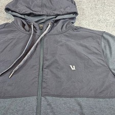 Vuori Sunday Element Jacket Mens Large Blue Softshell Hoodie Performance V215 picture