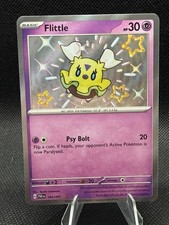 Flittle 164/091 Baby Shiny Holo Pokémon Paldean Fates NM picture
