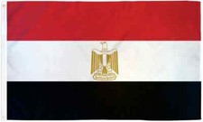 Egypt 3x5ft Poly Flag International Egyptians Country Flag of Egypt picture