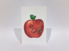 Original ACEO - Hand painted Watercolor Artist Trading Card - not a print picture