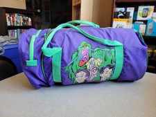 Vintage 1986 The Real Ghostbusters Bag and Sleeping Bag Pretty Good Condition picture