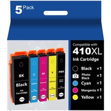 5PK 410XL T410XL Ink Cartridges Compatible For Epson 630/530/540/640/900/830 picture