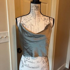 Forever-21 Women's Green Crop-top picture
