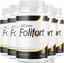Folifort Hair Growth Pills Felfort Extra Strength Vitamins Supplement (5 Pack) picture