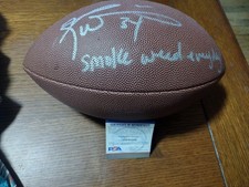 Miami Dolphins Ricky Williams Autograph Ball PSA COA picture