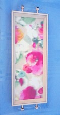 Amanda Carol Home Large Rectangular Floral Wood Serving Tray w/ Handles picture