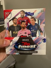 2023 Topps Finest MLS Hobby Box - Factory Sealed Soccer Messi picture
