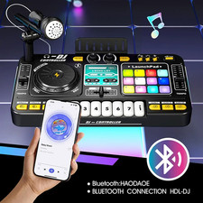 Kids Simulation DJ Mixer Controller Toys Multifunctional Music Effects Electroni picture