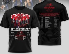 Foreigner 50th Anniversary 1976-2026 Tour Shirt chage900 picture