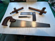 Five antique carpentry tools picture