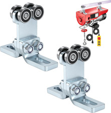 Electric Hoist 4 Wheel Trolley Assembly-Hoist Trolley Rollers.Ideal for Garage H picture