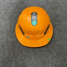 STUDSON SHK-1 Full Brim Vented Industrial Safety Helmet Orange Third-Party Logo picture