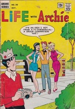 Life with Archie #30.  Archie Comics  1964  GD+  (2.5) picture