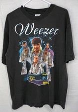 VTG Weezer 95' Brush Your Teeth Tour Winterland T Shirt Size XL Rare Elvis  picture