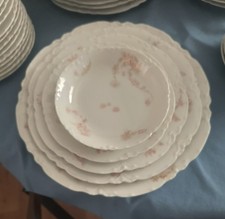 Antique Haviland & Co Limoges France 5 pc. porcelain china service for 8 Sch.247 picture