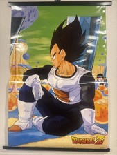 Vintage 1998 Dragon Ball Z Vegeta Wall Scroll Planet Namek IM40022 Taiwan picture