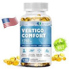 Vertigo Comfort Capsules 1750mg - Dizziness Relief Supplements, Body Balance picture