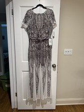 R & M Richards Women’s Sleeveless Sequence Gown, Size 12 New With Tags picture