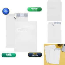 LUXPaper 1590PS-500 9x12 Open End Window Envelopes White 28lb 500ct picture