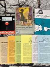 Vintage Crush, Crumble and Chomp Apple 1981 Complete CIB Applesoft 48K PC Box picture