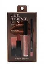 Beauty Evolved Line Hydrate Shine 3PC Lip Kit – Hyaluronic Acid picture