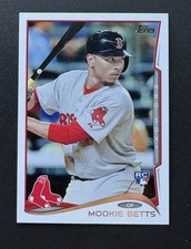 2014 Topps Update Series - Mookie Betts #US-26 Batting (RC) Boston Red Sox picture