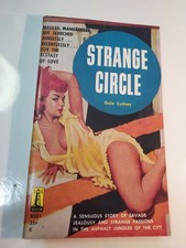 1959 Vintage Pulp Sleaze Paperback GGA-Strange Circle by Gale Sydney-Beacon B281 picture